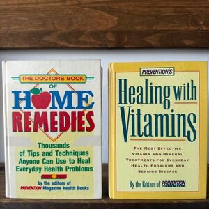 Prevention Health Books Home Remedies & Healing with Vitamins Hardcover Set